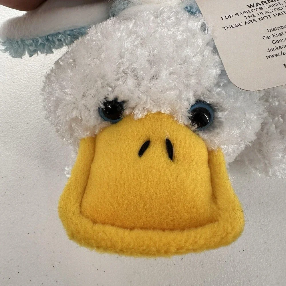 Dan Dee Collectors Choice Plush Duck Bunny‎ Ears 12
